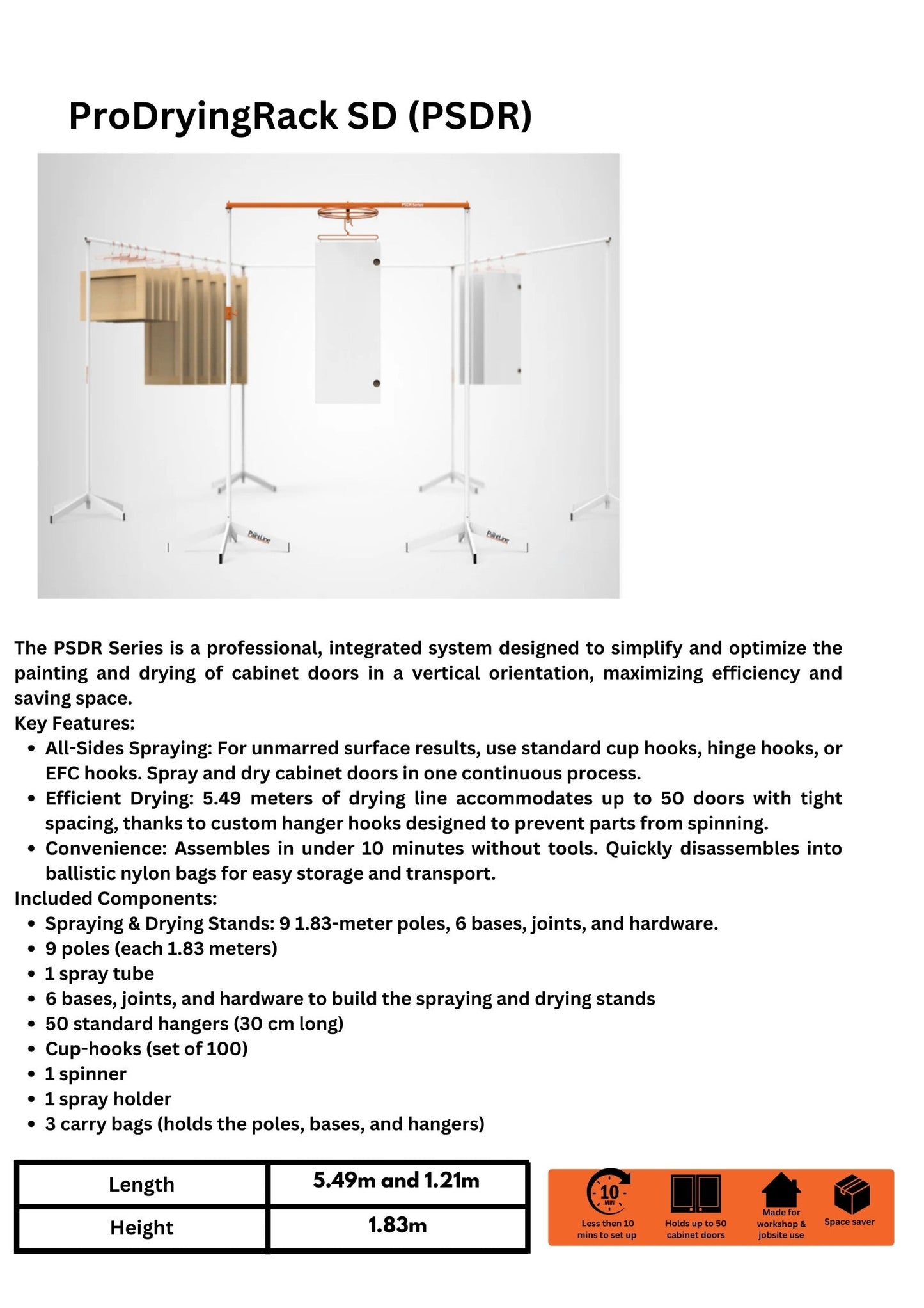 ProDryingRack SD Paintline