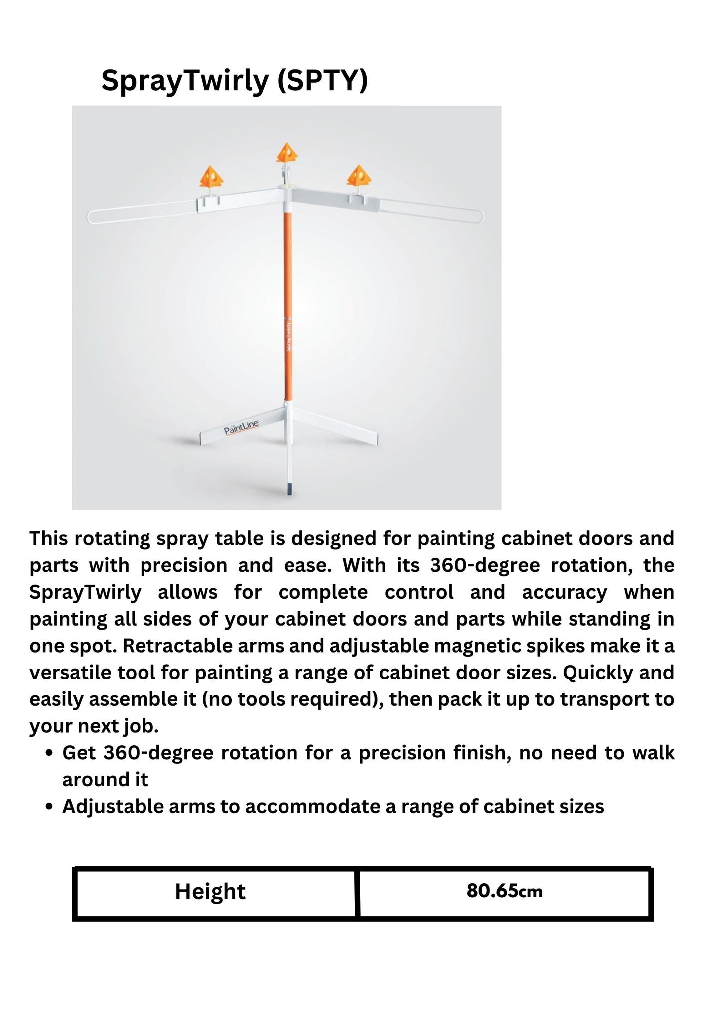 SprayTwirly Paintline